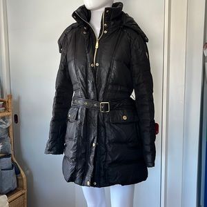 Stylish Vince Camuto Black Winter Coat